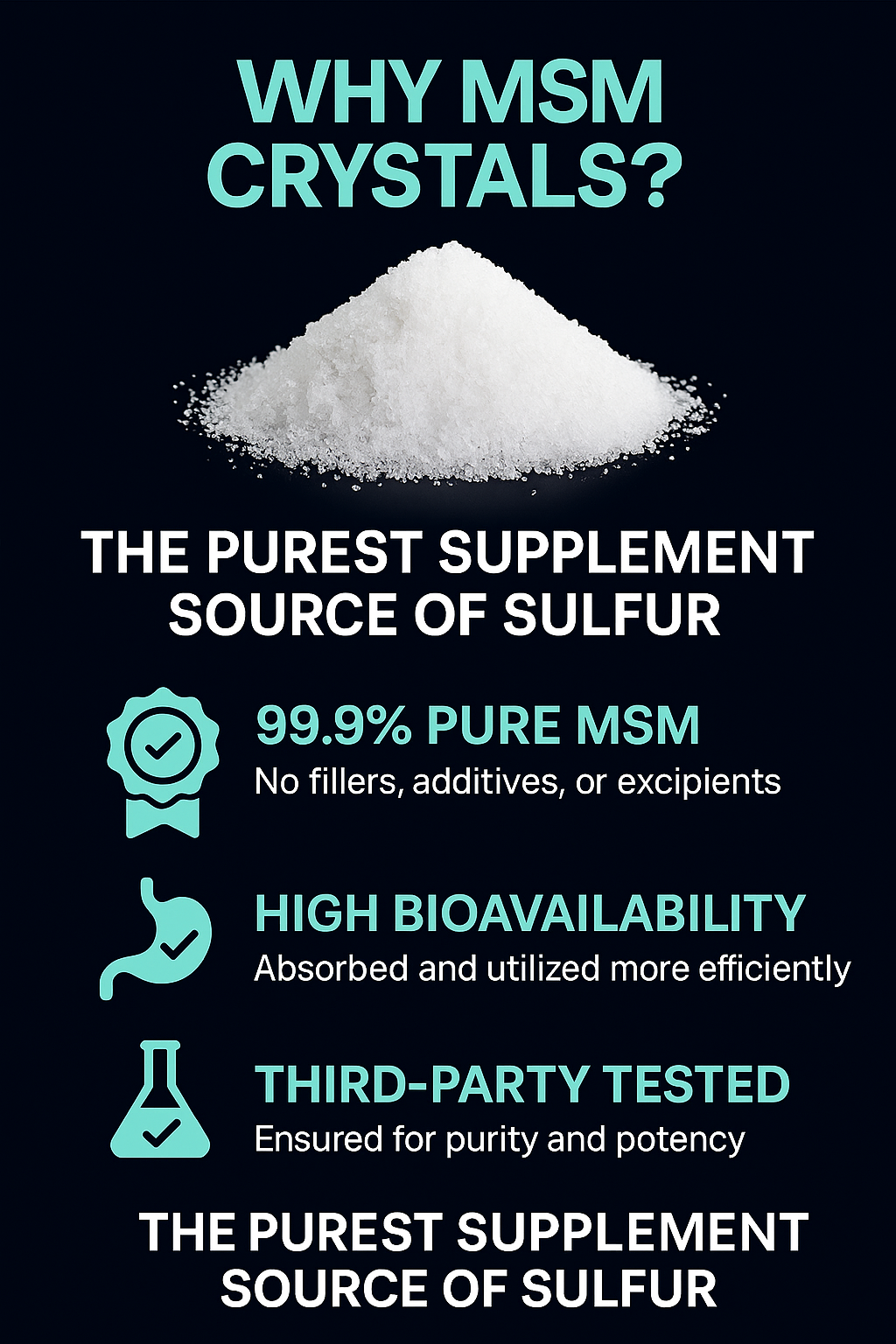 Reset Your Body in 14 Days with 99.9% Pure MSM Crystals