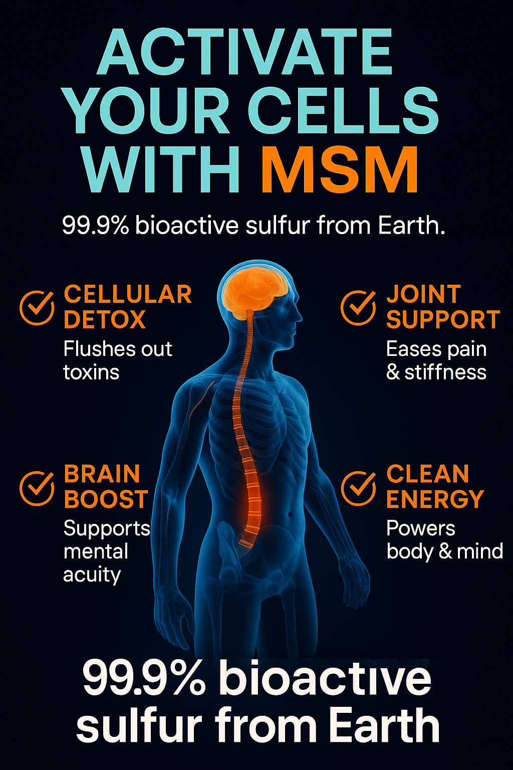 Reset Your Body in 14 Days with 99.9% Pure MSM Crystals